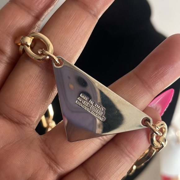 TWO TONE UPCYCLED PRADA NECKLACE - Picture 3 of 4